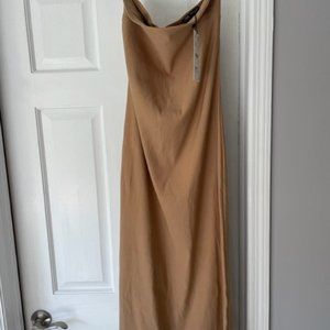 Zara Long Dress in Toffee